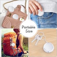 Étui à pilules en métal porte-médicaments rond porte-clés Mini boîte à comprimés de médicaments avec 3 compartiments pour sac à main de poche voyage en plein air quotidien