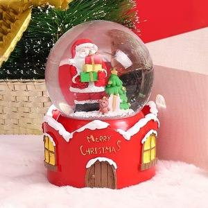 Lampe à boule de cristal personnalisée pour festival, globe à neige, bonhomme de neige, globe à neige pour décorations de Noël - Product Image 4