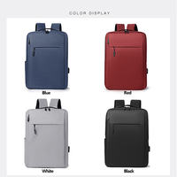 Mochila Oxford de Poliéster con Logotipo Personalizado, Unisex, para Viajes de Negocios, Estudiantes, con USB, RFID, Impermeable, con Correa de Amortiguación de Aire, Diseño Informal, Gran Capacidad