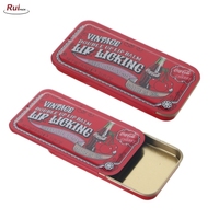 Fabricant de fournisseur Nouvelle Arrivée Peut Vider Mini Carré Bonbons Boîte en Métal Cadeau Alimentaire Étain Charnière pour Bracelet Boîte en Métal Carré