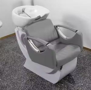 Fauteuil-lave-tête moderne Zs Factory Direct avec nouveau bassin blanc pour salons de beauté et de coiffure - Product Image 3