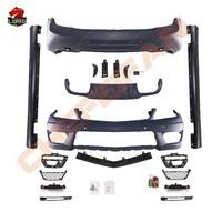 Kit carrosserie style C63 pour Mercedes Benz W204 LCI, comprenant pare-chocs avant et arrière, jupes latérales et calandre, années 2011-2014