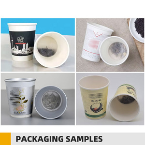 Máquina de Enchimento de Folhas de Chá Totalmente Automática para Copos de Papel de Bebidas Quentes com Dupla Parede - Product Image 2