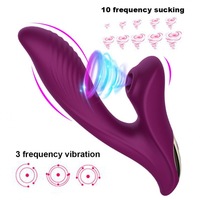 Vente en gros masseur de point G à succion clitoridienne 10 modes de vibration machine de stimulation électrique rechargeable vibrateur de couple féminin
