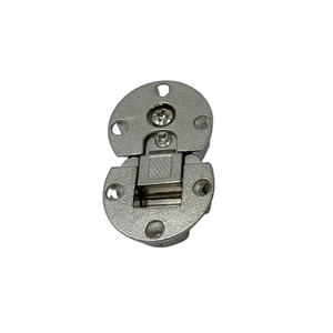 Bisagra invisible para gabinete, tipo redondo, de aleación de zinc, marca GQK - Product Image 2