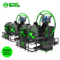 Machine VR 9D à 2 places, simulateur de vol Airbus, jeux vidéo, réalité virtuelle, parc à thème, montagnes russes, machine d'arcade VR