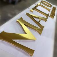 Enseigne Murale Lumineuse LED 3D Personnalisée en Acrylique et Acier Inoxydable avec Effet Halo, Télécommandée, pour Intérieur/Extérieur, Logos d'Entreprises, Bureaux et Façades de Magasins