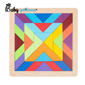 Puzzle en bois en <span class=keywords><strong>spirale</strong></span> arc-en-ciel, blocs de construction géométriques colorés créatifs pour enfants, vente en gros Z14329D - Product Image 6