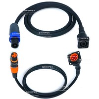 Panneau de brassage 1U pour rack, 8, 12 ou 16 voies, pour montage en flight case ou en armoire, compatible connecteurs XLR mâle/femelle et SpeakOn