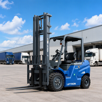 Forklift Counterbalance Listrik Liftron CPD20 2000kg dengan Stabilitas Empat Roda untuk Penggerak Pallet Penyimpanan Barang Jadi