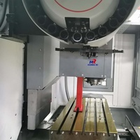 Fresadora CNC Vertical de 5 Ejes HongXI VMC850 con Husillo BT40, Alta Resistencia, Capacidad para 24 Herramientas, Alta Precisión, Control CNC FANUC