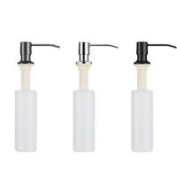 Distributeur de savon en acier inoxydable SUS304 de qualité commerciale pour hôtel, cuisine, accessoires de salle de bain