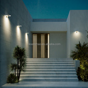 SENZHAO LED Outdoor Wall <b>Light</b> IP65 Waterproof Aluminum Up Down Wall <b>Sconce</b> Villa House Garden Courtyard Exterior Wall Lamp - Product Image 1
