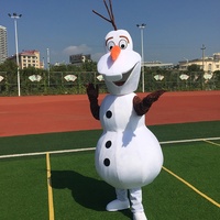 Olaf Poupée Gonflable Costume Ours Teddy Mascotte Personnage Film et Télévision Performance Props