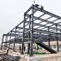 Estructura de Acero para Corral de Ganado Pre-fabricada ASTM A572 Grado 50, Casa Portátil Tipo A con Techo para Almacén