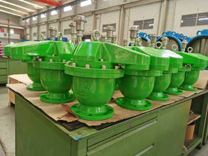 Dn100 pn16 डक्टाइल आयरन मैनुअल फ्लैंज कंप्रेसर एयर वाल्व उच्च दबाव डायाफ्राम एस304 दबाव राहत वाल्व - Product Image 2