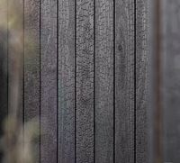 Panneaux muraux décoratifs extérieurs en bois carbonisé profond anti-corrosion, fabrication directe d'usine, Shou Sugi Ban, 156x21mm
