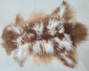 Alfombra <span class=keywords><strong>de</strong></span> <span class=keywords><strong>piel</strong></span> <span class=keywords><strong>de</strong></span> <span class=keywords><strong>cordero</strong></span> tibetana con manchas naturales, Alfombra <span class=keywords><strong>de</strong></span> <span class=keywords><strong>piel</strong></span> <span class=keywords><strong>de</strong></span> <span class=keywords><strong>cordero</strong></span> mongol tibetano - Product Image 2
