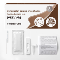 Test rapide d'anticorps VEEV en 10 minutes sur site pour la surveillance de l'encephalite zoonotique dans les zones d'épidémie, amplifiant la prévention précoce des épidémies chez l'hôte