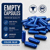 Capsules végétales vides halal en gel, en promotion