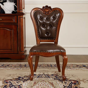 Ghế da cao cấp chất lượng cao, bốn chỗ ngồi, sáu chỗ ngồi, gỗ mahogany nguyên khối, thoải mái, giá rẻ, lưng cao, dùng cho phòng ăn - Product Image 6