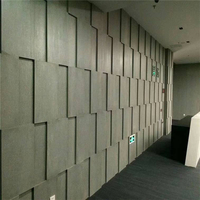 Panneau de Offre Spéciale gris moderne en fibre de ciment pour le revêtement de mur intérieur extérieur pour la décoration de villa de panneau mural de façade de plafond