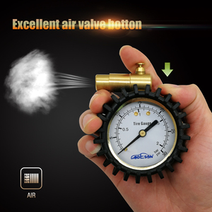 Manomètre de pression des pneus de vélo <span class=keywords><strong>français</strong></span> Presta de 2 pouces, manomètre de pression des pneus pour vélo gras, vélo de montagne - Product Image 5
