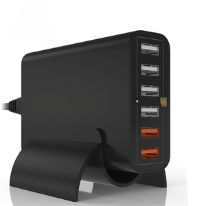 Caricabatterie per <span class=keywords><strong>Cellulari</strong></span> 60W con 6 Porte USB, Stazione di Ricarica Multi-Dispositivo per iPhone 15 14 13 12 - Product Image 4