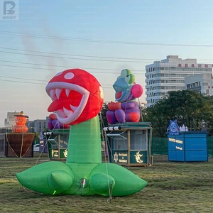 Planta Piranha Inflable con Luces LED de 3m, Planta Carnívora, Flor Inflable, Trampa de Moscas de Venus, para Decoración de Eventos Comerciales - Product Image 3