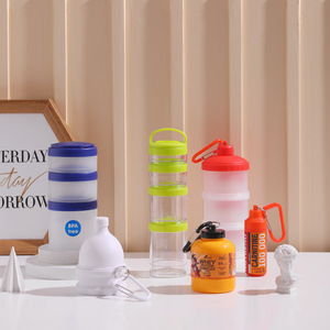 200ml 60g Portable Gym Eco-Friendly Sports Backpack Keychain Protein Powder Container <b>Milk</b> Mini Food Pills Storage Bottle - Product Image 3