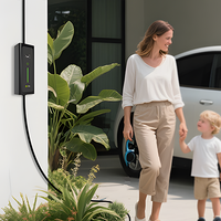 Chargeur de véhicule électrique mobile 7 kW 32A niveau 2, prise en option type 1 type 2 GB/T, prise électrique CEE bleue, CE RoHS pour une utilisation à domicile et en voyage