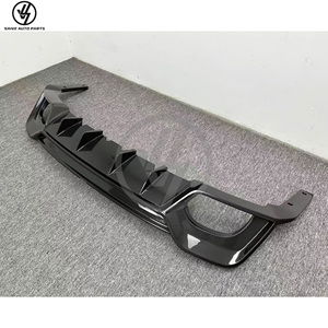 Diffuseur arrière en fibre de carbone sèche style PT pour Audi RS6 C8 2008-2010, nouveau, finition brillante, tissage sergé, mise sous vide - Product Image 3