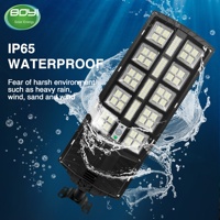 Lampe solaire LED extérieure BOYI à haut lumen, étanche IP65, avec détecteur de mouvement pour route