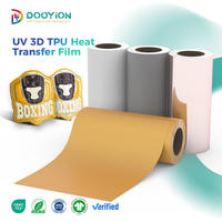Film TPU Bertekstur 3D yang Dapat Dicetak, Film Transfer Badge 3D Timbul, Film Transfer Panas TPU Daya Rekat Tinggi untuk Pakaian