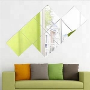 Best Selling Frameless Splicing <b>Silver</b> Wall <b>Mirror</b> Tile for Dressing in Bedroom - Product Image 2