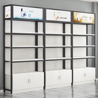 Étagère de magasin, gondole de supermarché, présentoir de salon professionnel, rayonnage de boutique