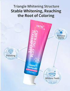 Dentifrice <span class=keywords><strong>de</strong></span> marque privée personnalisé au fluorure réduit le jaunissement dentifrice <span class=keywords><strong>de</strong></span> <span class=keywords><strong>luxe</strong></span> blanchissant anti carie - Product Image 2