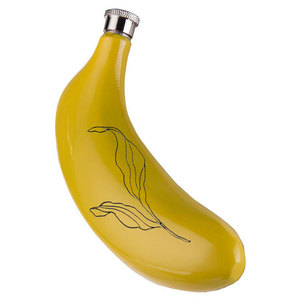 Vente directe d'usine LOGO personnalisé 5oz <span class=keywords><strong>Alcool</strong></span> 304 Flacon en acier inoxydable Flacon Pot à vin Banane <span class=keywords><strong>Whisky</strong></span> Flacon à <span class=keywords><strong>alcool</strong></span> - Product Image 1