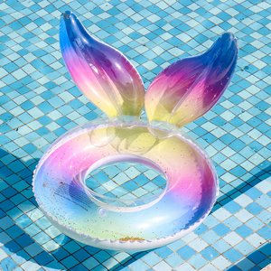 Flotador Circular Infantil Estilo Sirena XLAN, Juguete Acuático para Fiestas en la Playa, Flotador de Tubo, Accesorios para Piscina - Product Image 3