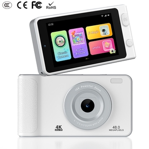 AI dijital kamera çocuklar için WiFi ile noel için doğum günü hediyesi kız erkek için dokunmatik ekran HD kamera ev seyahat bahçe için - Product Image 1