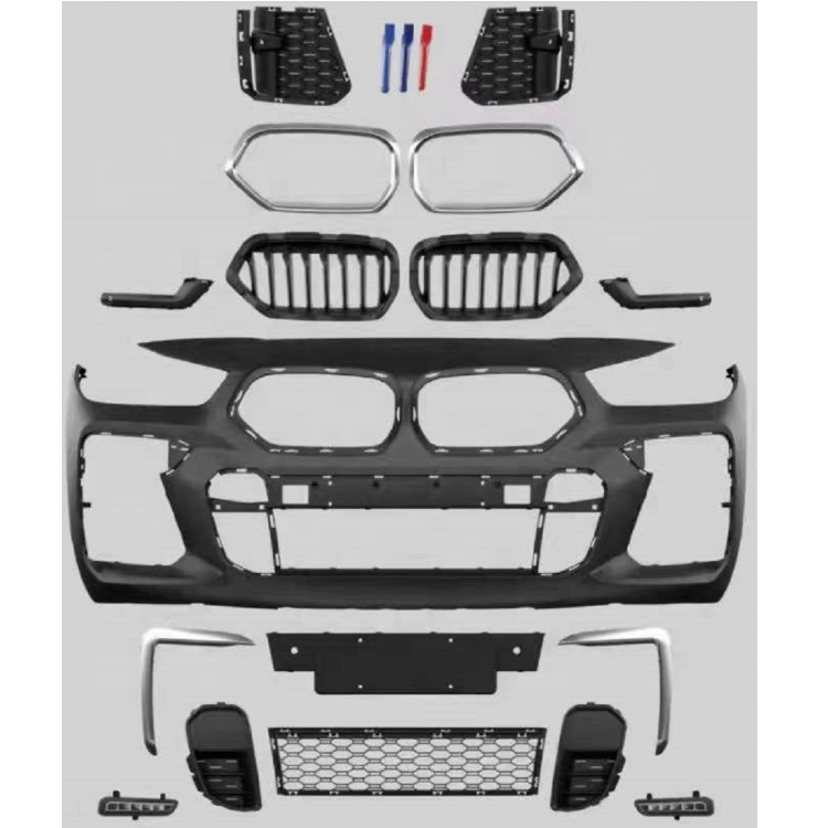 Protezione Paraurti In Acciaio Inox Per BMW X2 F39 (2018-): Design Specifico, Montaggio Facile Con Nastro 3M, Spessore 0,7 Mm