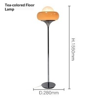 Lampe de table LED vintage en verre et fer, style européen, moderne et minimaliste, pour chambre d'enfant, chevet, bureau, au sol, style nordique Bauhaus