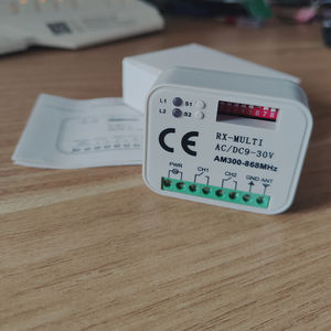 Moteur de <span class=keywords><strong>volet</strong></span> <span class=keywords><strong>roulant</strong></span> électrique RF 433Mhz pour stores de fenêtre Interrupteur de rideau aveugle en plastique à distance à 5 canaux avec code d'apprentissage - Product Image 4