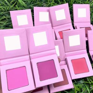 Fabricant de maquillage végétalien marque privée logo personnalisé palette de fard à joues en carton vide palette de fard à joues <span class=keywords><strong>Colo</strong></span> 14 couleurs crème et poudre - Product Image 1