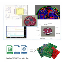 Servicio de Diseño de PCB Personalizado, Fabricación de Componentes Electrónicos, Desarrollo de Software de Diseño de PCB, Fábrica en Shenzhen