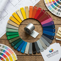 PVDF, PE Prépeint, Revêtement de couleur, Abordable, Panneau de toiture métallique en PPGL Z40 prépeint, Bobine