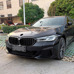 Kit de rejilla frontal para BMW Serie 5 G30 G31, plástico ABS negro, para modelos 2021, 2022 y 2023, opción de rejilla simple o doble - Product Image 2