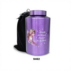 Urna de cremación grande de 220 libras para cenizas humanas adultas, urna decorativa para hombres, mujeres, hombres, mujeres, restos de mamá (Hada), urna con bolsa gratis - Product Image 1