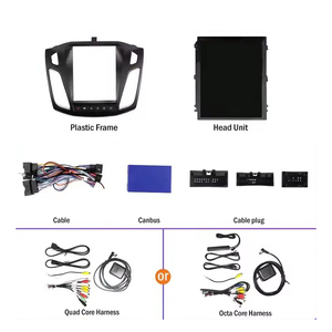 Reproductor de vídeo para coche estilo Tesla de 9,7 "para <span class=keywords><strong>FORD</strong></span> <span class=keywords><strong>Focus</strong></span> 2012-2016 unidad principal de navegación <span class=keywords><strong>GPS</strong></span> carplay Autoradio Audio ESTÉREO