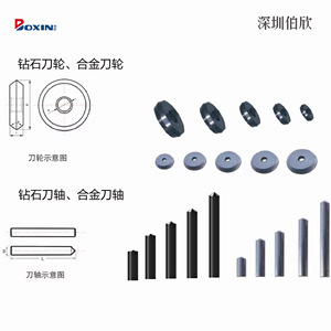 Axe de coupe en carbure de tungstène Boxin 0.8*4.0mm 0.8*6.0mm pour machine à découper le verre - Product Image 5